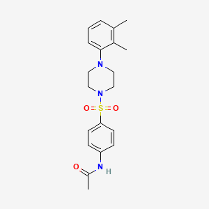 N-(4-{[4-(2,3-dimethylphenyl)piperazin-1-yl]sulfonyl}phenyl)acetamide