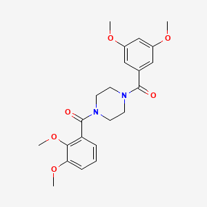 [4-(3,5-DIMETHOXYBENZOYL)PIPERAZINO](2,3-DIMETHOXYPHENYL)METHANONE