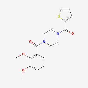 (2,3-dimethoxyphenyl)[4-(2-thienylcarbonyl)piperazino]methanone