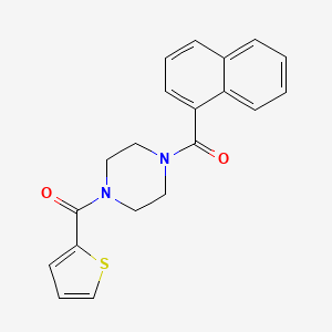 1-NAPHTHYL[4-(2-THIENYLCARBONYL)PIPERAZINO]METHANONE