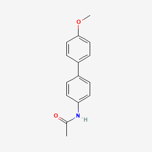 molecular formula C15H15NO2 B3578601 N-[4-(4-methoxyphenyl)phenyl]acetamide CAS No. 2221-22-9