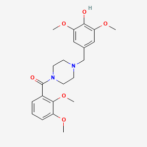 4-{[4-(2,3-dimethoxybenzoyl)-1-piperazinyl]methyl}-2,6-dimethoxyphenol