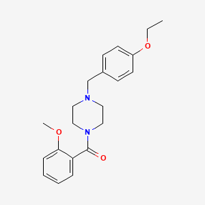 1-(4-ethoxybenzyl)-4-(2-methoxybenzoyl)piperazine