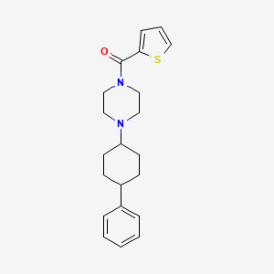 [4-(4-Phenylcyclohexyl)piperazin-1-yl]-thiophen-2-ylmethanone