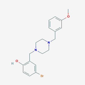 4-BROMO-2-({4-[(3-METHOXYPHENYL)METHYL]PIPERAZIN-1-YL}METHYL)PHENOL