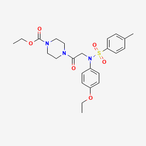 ethyl 4-{N-(4-ethoxyphenyl)-N-[(4-methylphenyl)sulfonyl]glycyl}-1-piperazinecarboxylate