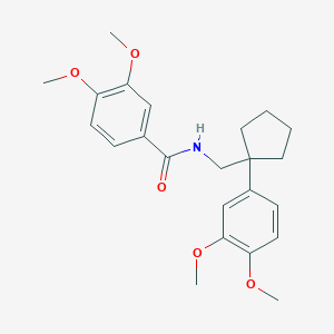 N-{[1-(3,4-dimethoxyphenyl)cyclopentyl]methyl}-3,4-dimethoxybenzamide