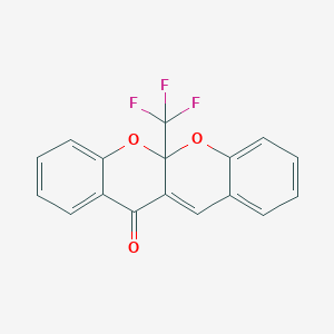 5A-(TRIFLUOROMETHYL)-5A,11-DIHYDRO-5,6-DIOXATETRACEN-11-ONE