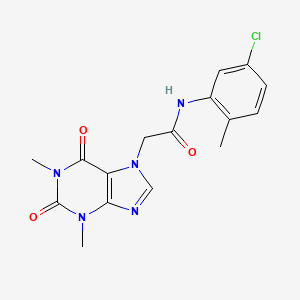 N-(5-chloro-2-methylphenyl)-2-(1,3-dimethyl-2,6-dioxo-1,2,3,6-tetrahydro-7H-purin-7-yl)acetamide