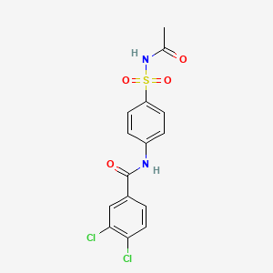 N-[4-(acetylsulfamoyl)phenyl]-3,4-dichlorobenzamide