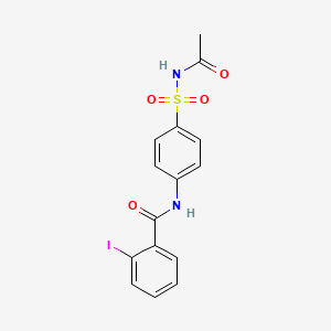 N-[4-(acetylsulfamoyl)phenyl]-2-iodobenzamide