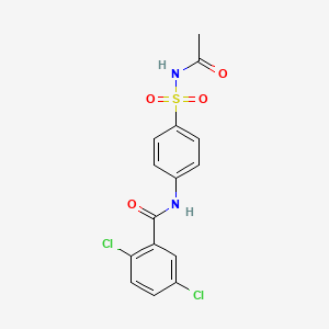 N-{4-[(acetylamino)sulfonyl]phenyl}-2,5-dichlorobenzamide