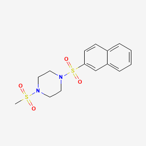 1-(methylsulfonyl)-4-(2-naphthylsulfonyl)piperazine