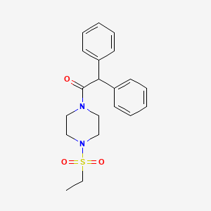 1-[4-(ETHANESULFONYL)PIPERAZIN-1-YL]-2,2-DIPHENYLETHANONE