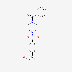 N~1~-{4-[(4-BENZOYLPIPERAZINO)SULFONYL]PHENYL}ACETAMIDE