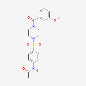 N~1~-(4-{[4-(3-METHOXYBENZOYL)PIPERAZINO]SULFONYL}PHENYL)ACETAMIDE