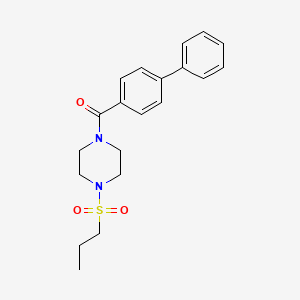 1-(4-biphenylylcarbonyl)-4-(propylsulfonyl)piperazine