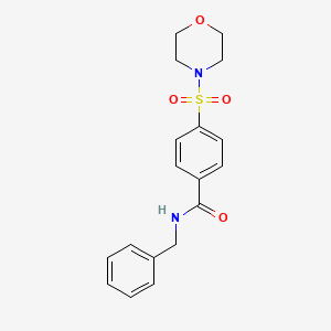 N-benzyl-4-morpholin-4-ylsulfonylbenzamide