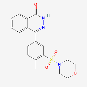 4-[4-methyl-3-(4-morpholinylsulfonyl)phenyl]-1(2H)-phthalazinone