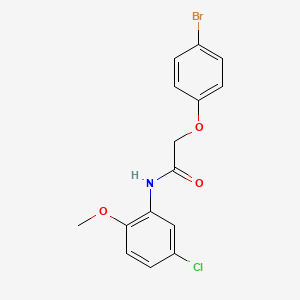 2-(4-bromophenoxy)-N-(5-chloro-2-methoxyphenyl)acetamide