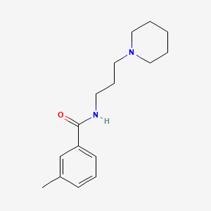 3-methyl-N-[3-(1-piperidinyl)propyl]benzamide