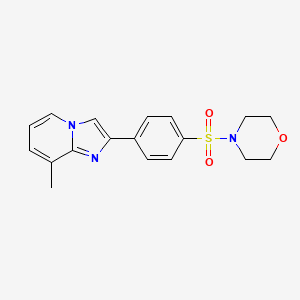 8-methyl-2-[4-(4-morpholinylsulfonyl)phenyl]imidazo[1,2-a]pyridine