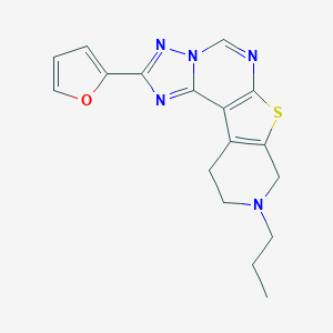 2-(2-Furyl)-9-propyl-8,9,10,11-tetrahydropyrido[4',3':4,5]thieno[3,2-e][1,2,4]triazolo[1,5-c]pyrimidine