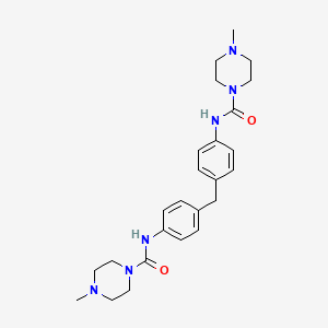 N,N'-(methylenebis(4,1-phenylene))bis(4-methylpiperazine-1-carboxamide)