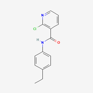 2-chloro-N-(4-ethylphenyl)pyridine-3-carboxamide