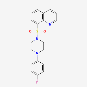 8-((4-(4-Fluorophenyl)piperazin-1-yl)sulfonyl)quinoline