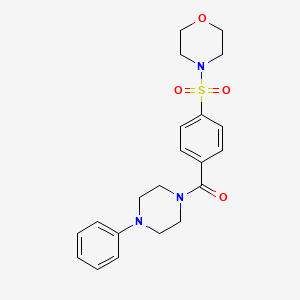 (4-(morpholinosulfonyl)phenyl)(4-phenylpiperazin-1-yl)methanone