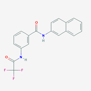 N-(NAPHTHALEN-2-YL)-3-(2,2,2-TRIFLUOROACETAMIDO)BENZAMIDE