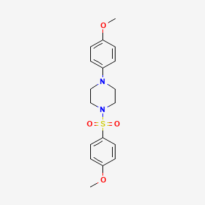 1-(4-methoxyphenyl)-4-[(4-methoxyphenyl)sulfonyl]piperazine