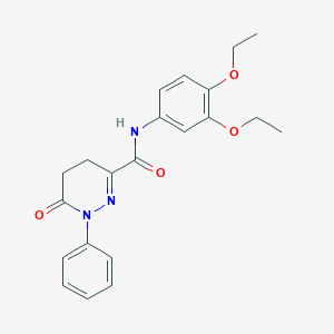 N-(3,4-diethoxyphenyl)-6-oxo-1-phenyl-4,5-dihydropyridazine-3-carboxamide