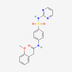 2-(2-methoxyphenyl)-N-[4-(pyrimidin-2-ylsulfamoyl)phenyl]acetamide