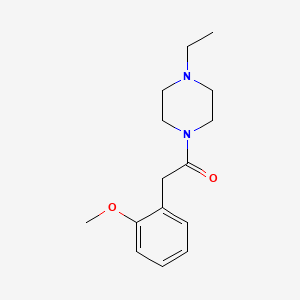 1-(4-ethylpiperazin-1-yl)-2-(2-methoxyphenyl)ethanone