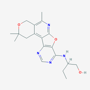 2-[(2,2,5-trimethyl-1,4-dihydro-2H-pyrano[4'',3'':4',5']pyrido[3',2':4,5]furo[3,2-d]pyrimidin-8-yl)amino]-1-butanol
