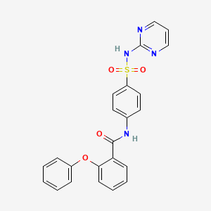 2-PHENOXY-N-{4-[(PYRIMIDIN-2-YL)SULFAMOYL]PHENYL}BENZAMIDE