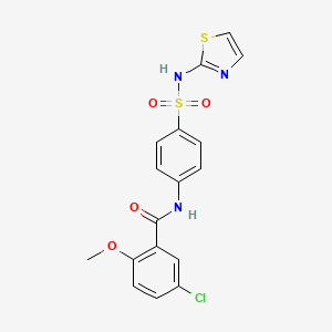 5-CHLORO-2-METHOXY-N-{4-[(1,3-THIAZOL-2-YL)SULFAMOYL]PHENYL}BENZAMIDE