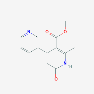 methyl 6-methyl-2-oxo-4-pyridin-3-yl-3,4-dihydro-1H-pyridine-5-carboxylate