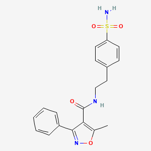 N-[4-(AMINOSULFONYL)PHENETHYL]-5-METHYL-3-PHENYL-4-ISOXAZOLECARBOXAMIDE