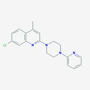 7-Chloro-4-methyl-2-(4-pyridin-2-ylpiperazin-1-yl)quinoline