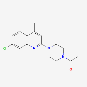 2-(4-Acetylpiperazin-1-yl)-7-chloro-4-methylquinoline