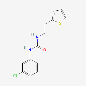 N-(3-chlorophenyl)-N'-[2-(2-thienyl)ethyl]urea