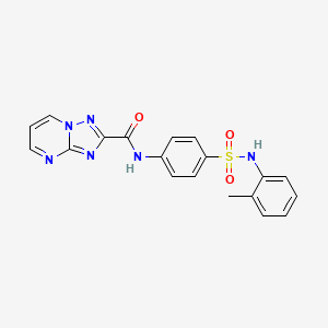 N-(4-{[(2-methylphenyl)amino]sulfonyl}phenyl)[1,2,4]triazolo[1,5-a]pyrimidine-2-carboxamide