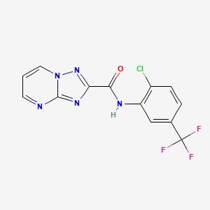 N~2~-[2-CHLORO-5-(TRIFLUOROMETHYL)PHENYL][1,2,4]TRIAZOLO[1,5-A]PYRIMIDINE-2-CARBOXAMIDE