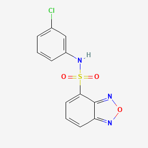 N-(3-chlorophenyl)-2,1,3-benzoxadiazole-4-sulfonamide