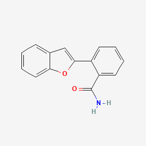 molecular formula C15H11NO2 B3581816 2-(1-benzofuran-2-yl)benzamide 