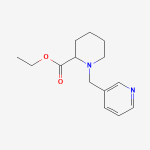 ethyl 1-(3-pyridinylmethyl)-2-piperidinecarboxylate