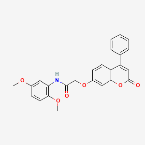 N-(2,5-dimethoxyphenyl)-2-[(2-oxo-4-phenyl-2H-chromen-7-yl)oxy]acetamide